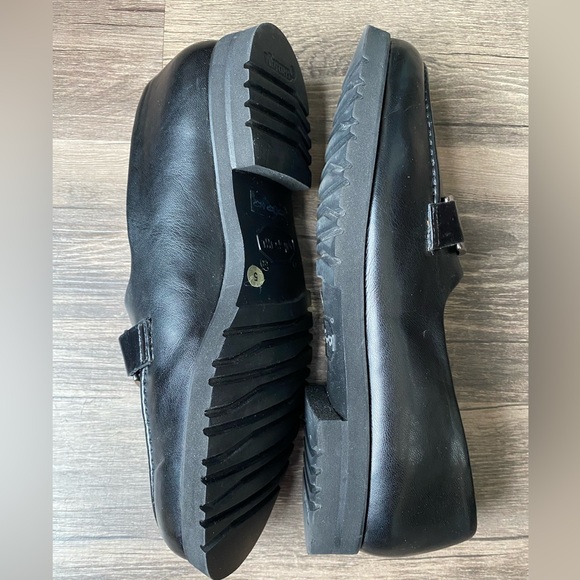 Paul Green Womens Black Loafers with Silver Buckle Size 7.5 (5) - Picture 4 of 8